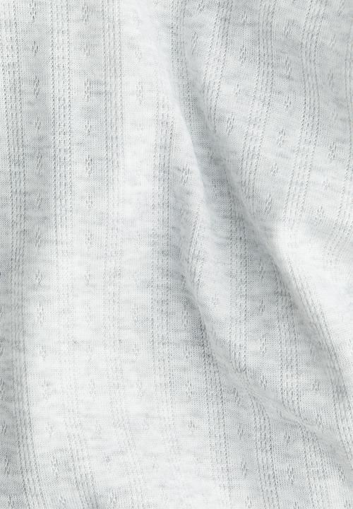 H&M - Pointelle jersey trousers - light grey marl