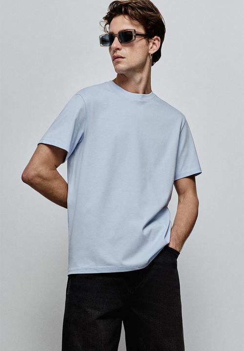 H&M - Coolmax® regular fit t-shirt - light blue 