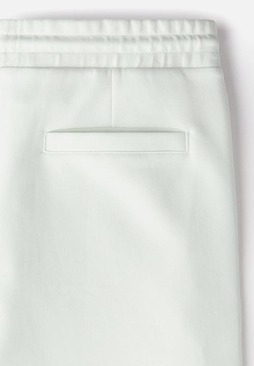 H&M - Regular fit sweatshorts - pale green 