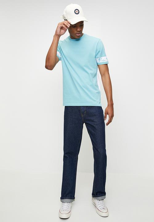 Ben Sherman - Col Block Ben Sherman Tee - Retro Blue