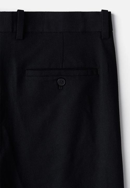 H&M - Regular fit lyocell-blend chino shorts - black