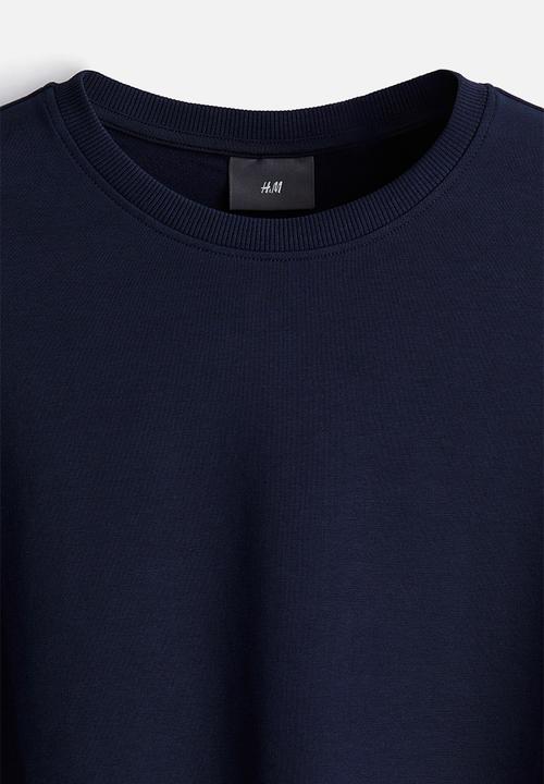 H&M - Long-sleeved pyjama top - navy blue 