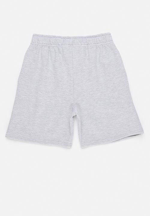 Pop Candy - 2 pack drawstring sweatshorts - navy/light grey