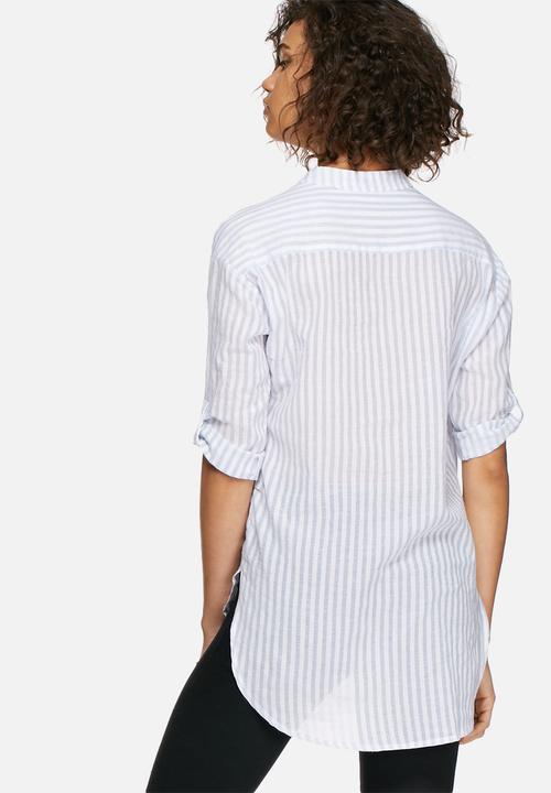 dailyfriday - Soft shirt with tab sleeve