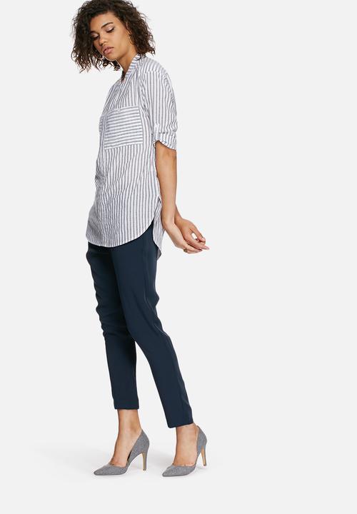 dailyfriday - Soft shirt with tab sleeve