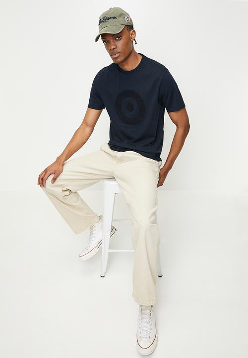 Ben Sherman - Target Towelling Applique Tee - Navy