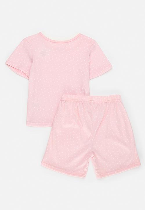 Pop Candy - Short pj set - pastel pink/stars aop