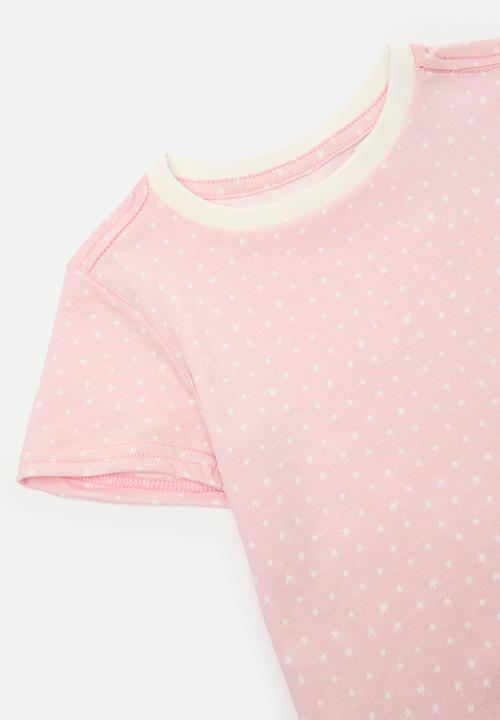 Pop Candy - Short pj set - pastel pink/stars aop