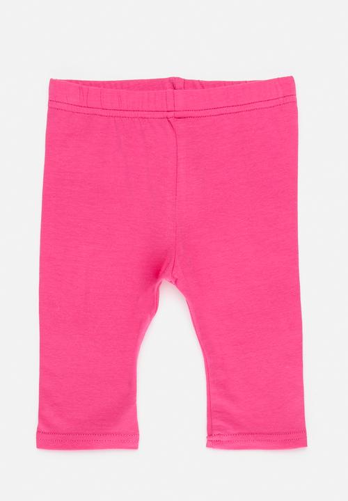 Pop Candy - 2 pack leggings - cerise/stripe