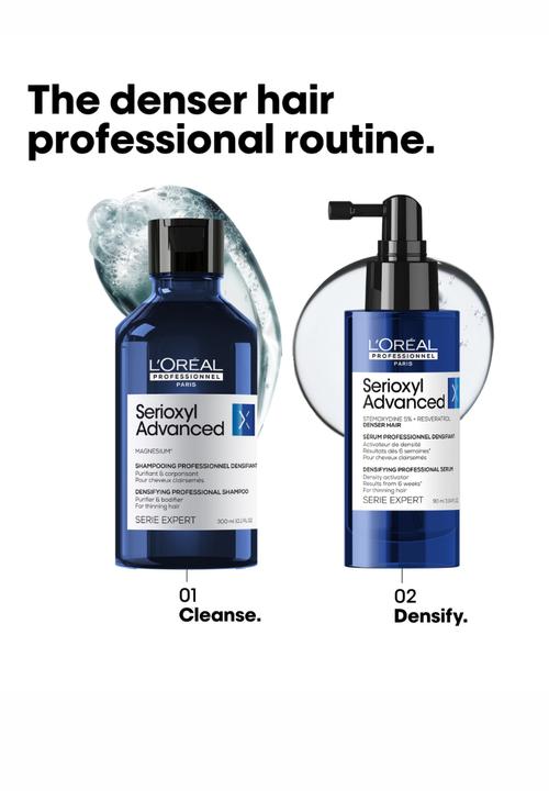 L’Oreal Professionnel -  Serioxyl Advanced Purifier & Bodifier Shampoo for Thinning Hair - 300