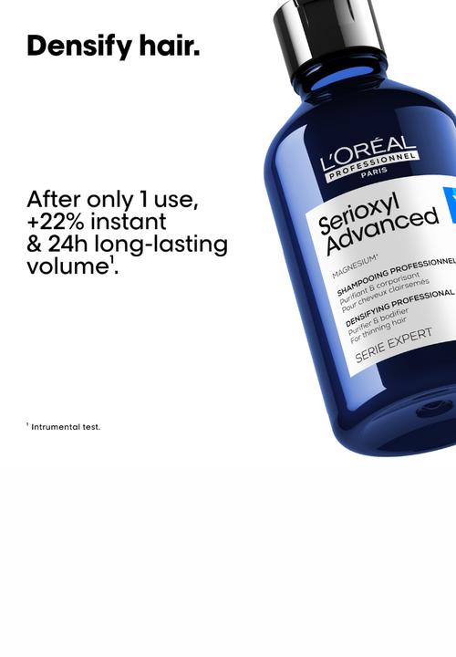 L’Oreal Professionnel -  Serioxyl Advanced Purifier & Bodifier Shampoo for Thinning Hair - 300