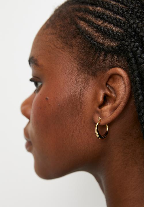 Tessa Design - Carmen hoop earrings-gold