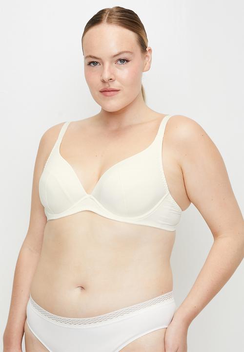 DORINA - Plus Angie 2pack plunge - purple/ivory