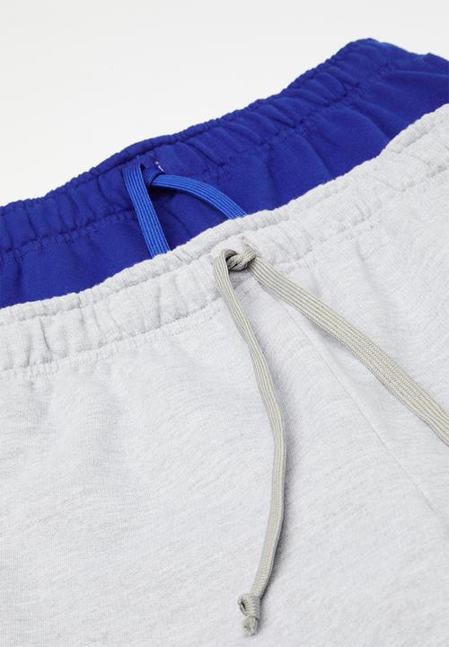 Pop Candy - 2 Pack shorts - grey/royal blue