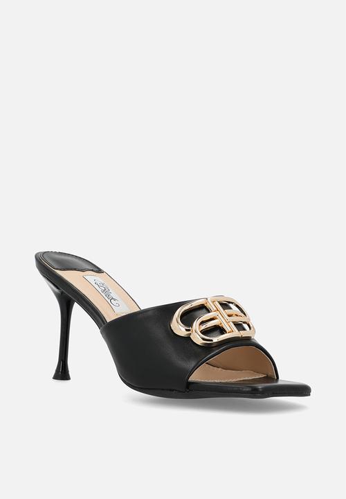 Miss Black - Chanel 3 mule heel - black
