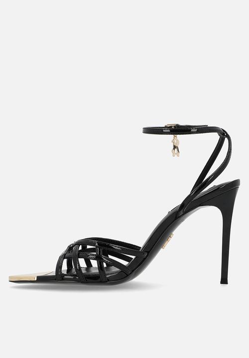 Steve Madden - Peepshow heel - blk patent