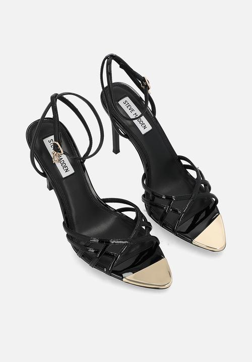 Steve Madden - Peepshow heel - blk patent
