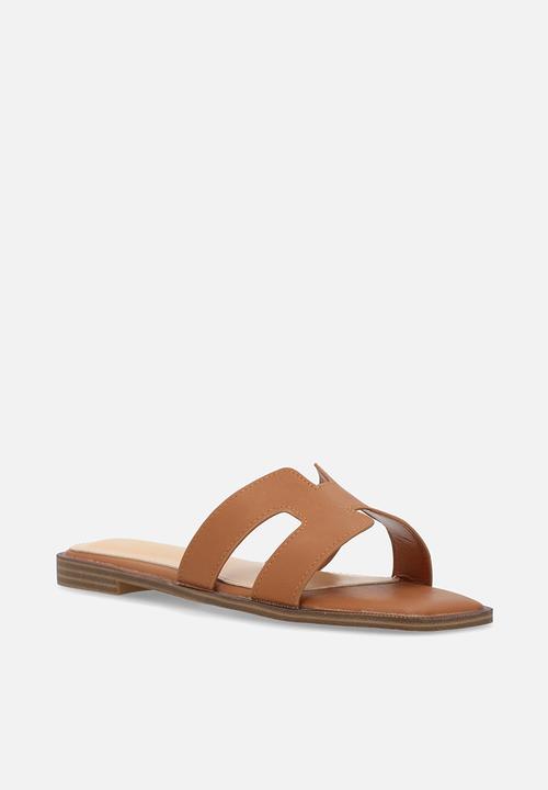 Steve Madden - Haileyy slide - cognac paris