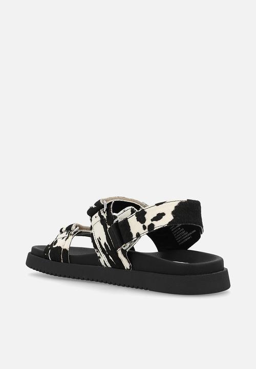 Steve Madden - Mona-c sandal - blk/whte