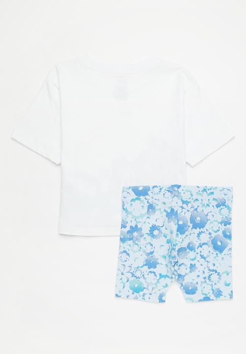 Nike - Nike knit short set - blue tint