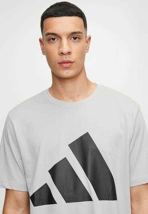 adidas Performance - Big Logo Tee - Metal Grey