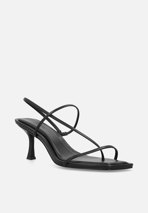Steve Madden - Locke heel - black leat