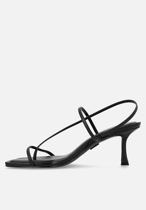 Steve Madden - Locke heel - black leat