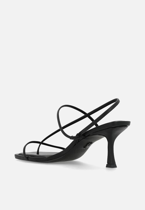 Steve Madden - Locke heel - black leat
