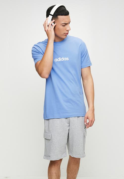 adidas Performance - Linear SJ Tee - Blue fusion