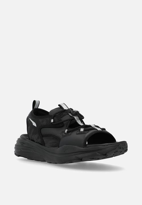 PUMA - Hypnotic Sandal DayINight - Black- Silver-Flat Dark Grey