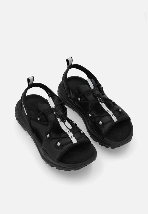 PUMA - Hypnotic Sandal DayINight - Black- Silver-Flat Dark Grey