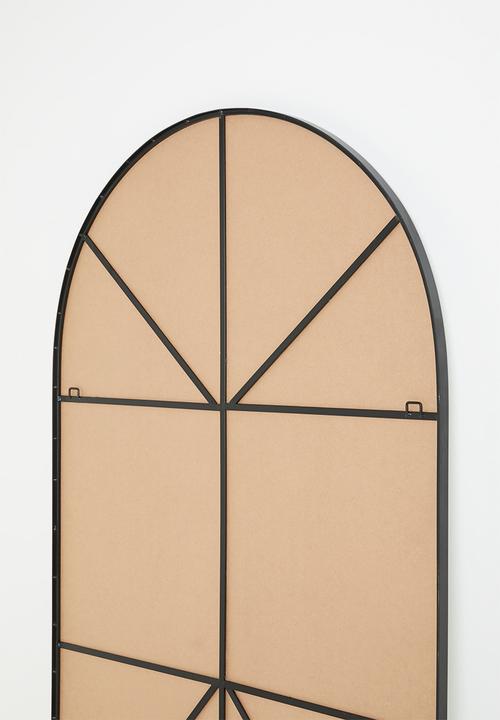 Sixth Floor - Wide Arch Full Length Mirror - Black