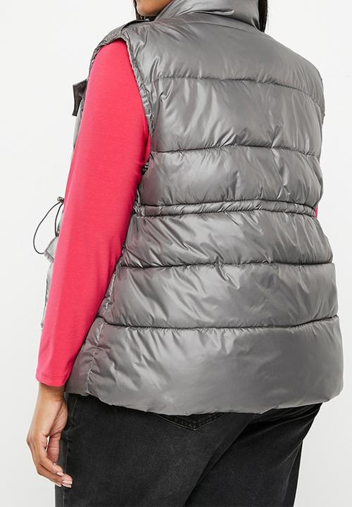 dailyfriday - Ted sleeveless puffer - grey2