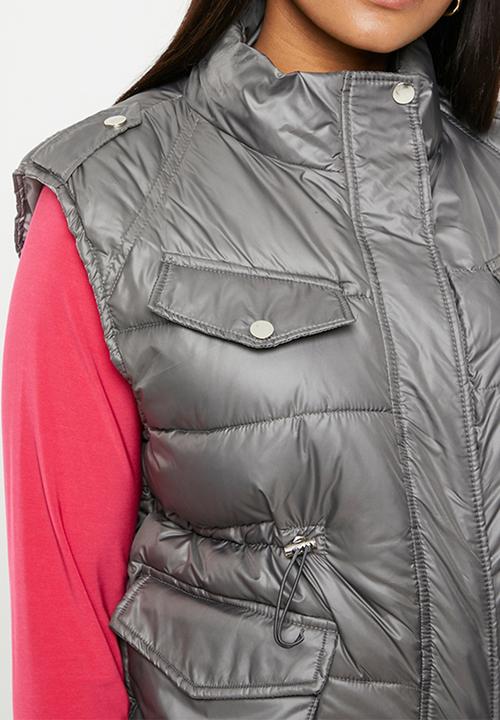 dailyfriday - Ted sleeveless puffer - grey2
