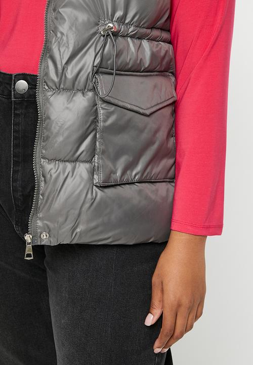 dailyfriday - Ted sleeveless puffer - grey2