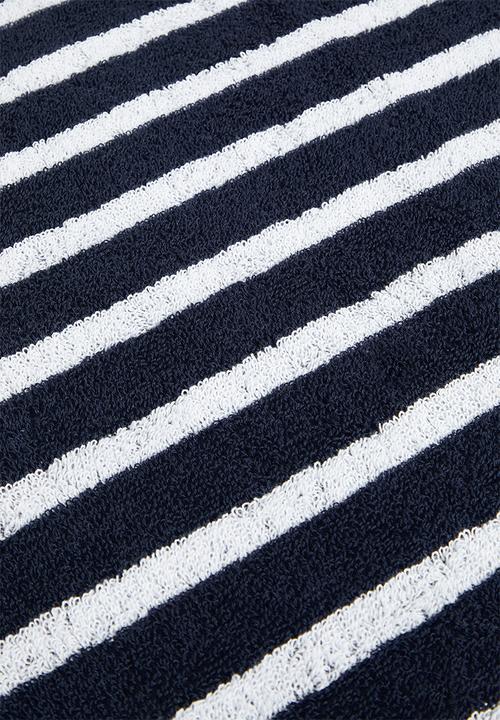 Nortex - Imperial stripe bath sheet - navy