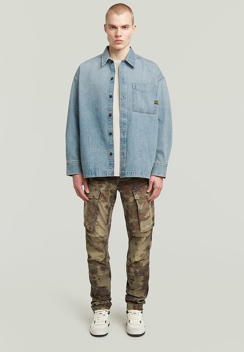 G-STAR - Rovic Zip 3D Regular Tapered - Vintage Dust Turf Forest Camo