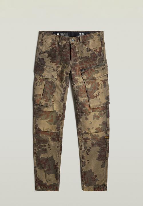 G-STAR - Rovic Zip 3D Regular Tapered - Vintage Dust Turf Forest Camo