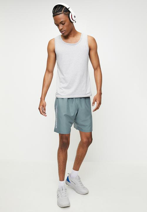 Under Armour - UA Tech Woven Wordmark Short - Jasper Blue /White