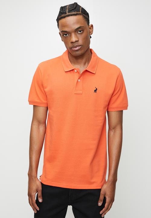 POLO - Carter essential pique short sleeve golfer - orange
