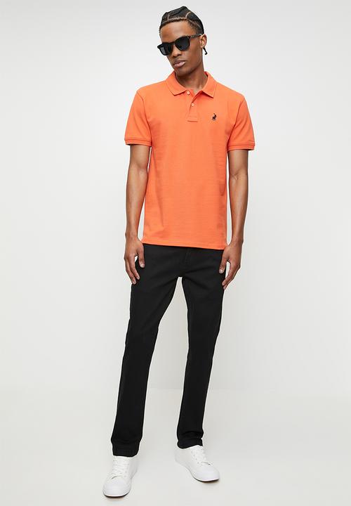 POLO - Carter essential pique short sleeve golfer - orange