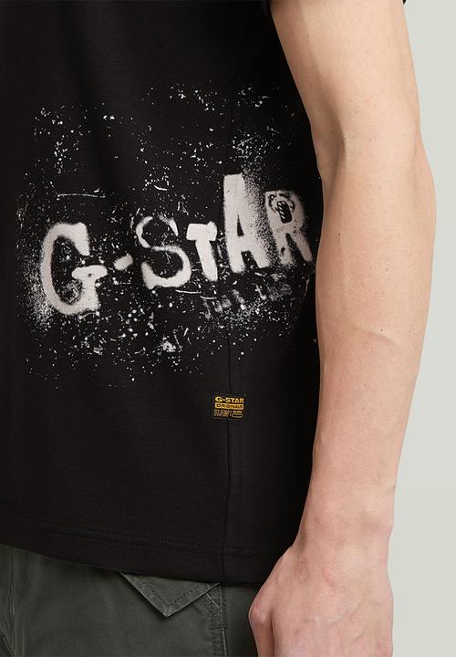 G-STAR - Sprayed Gr R T - Dk Black