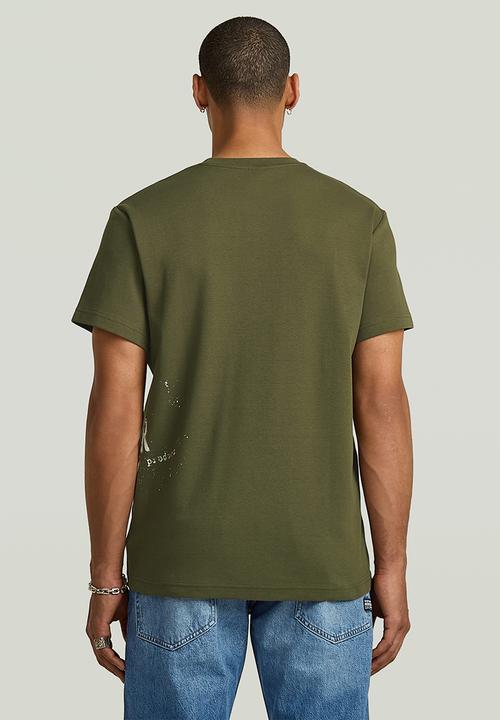 G-STAR - Sprayed Gr R T - Shadow Olive