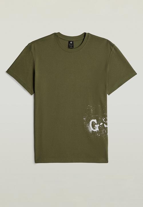 G-STAR - Sprayed Gr R T - Shadow Olive