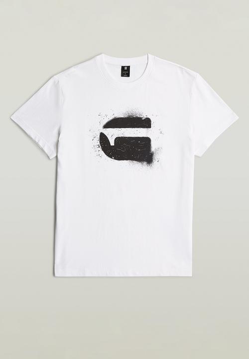 G-STAR - Spray G Logo R T - White