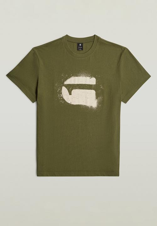 G-STAR - Spray G Logo R T - Shadow Olive