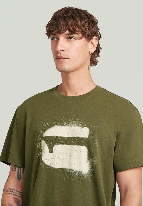 G-STAR - Spray G Logo R T - Shadow Olive