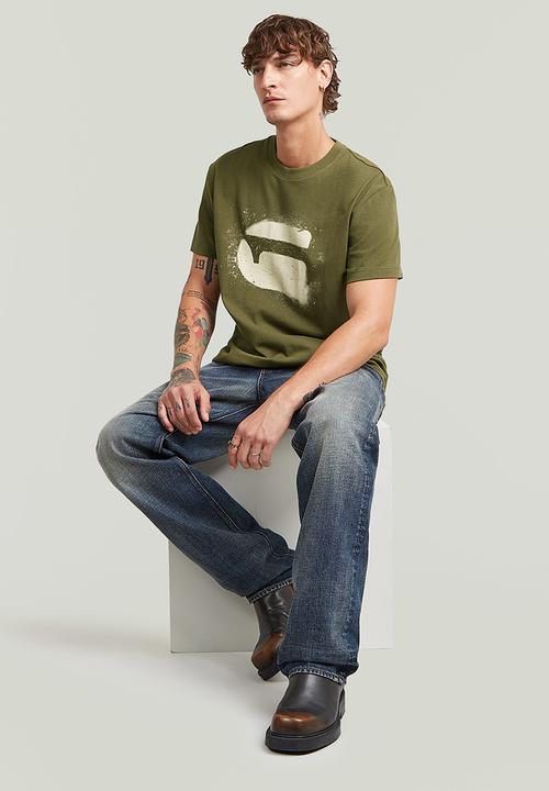 G-STAR - Spray G Logo R T - Shadow Olive