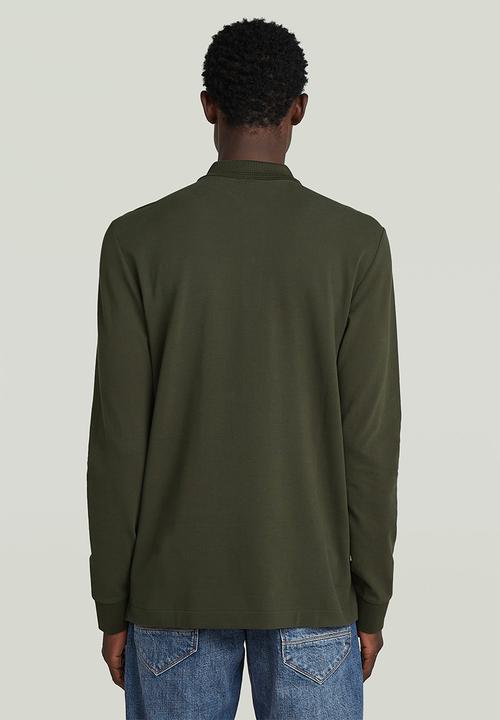 G-STAR - Dunda Slim Polo L\S - Asfalt