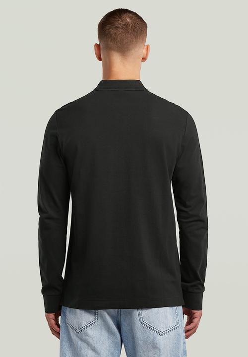 G-STAR - Dunda Slim Polo L\S - Dk Black